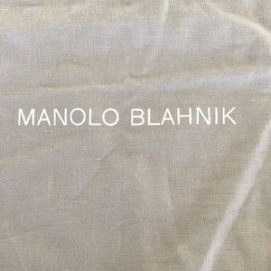 MANOLO BLAHNIK TRAVEL DUST BAG